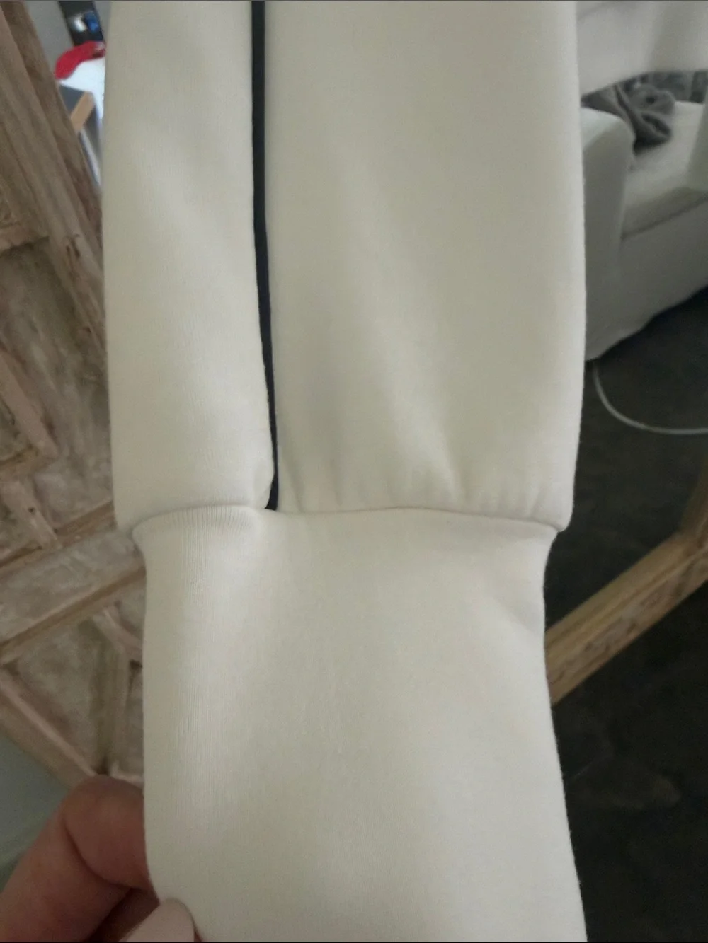 Varley White Half-Zip Cowl Sweatshirt - Picture 3 of 5
